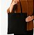 Sacola Ecobag Tecido 100% algodão Preto Medida 30 largura x 40 Altura - Imagem 1