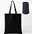 Sacola Ecobag Tecido 100% algodão Preto Medida 30 largura x 40 Altura - Imagem 2