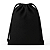 Saquinho Ecobag Tecido 100% algodão Preto Medida 18 largura x 18 Altura Cordão Duplo Liso Sem Estampa - Imagem 4