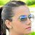 OCULOS DE SOL RAY BAN AVIADOR DOURADO AZUL - Imagem 4