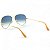 OCULOS DE SOL RAY BAN AVIADOR DOURADO AZUL - Imagem 3