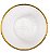 Conjunto de Bowls de Vidro Efeito Martelado com Borda Dourada 4 peças - Imagem 3