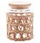Pote Vidro Borossilicato com Sisal e Tampa Madeira Wolff | 750ml - Imagem 1