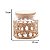 Pote Vidro Borossilicato com Sisal e Tampa Madeira Wolff | 520ml - Imagem 2