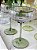 Taça Para Martini Roxo Com Base Verde - Imagem 2