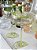 Taça Para Martini Ambâr Com Base Verde - Imagem 1