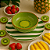 Conjunto Prato Raso Listras Verde - Imagem 5