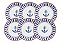 Conjunto 6 Pratos Rasos Coup Caribe - Imagem 1