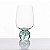 Taça Transparente e Verde 540ml - Imagem 1