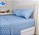 Jogo De Cama Lençol Poa 180 Fios Sultan Sonhare Prata - Azul - Imagem 1