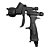 Pistola de Pintura Carbonio 360 EVO Clear Walcom 1.3 c/manômetro digital (Maleta Completa) - Imagem 2