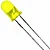 LED difuso 5mm - Amarelo - Imagem 1