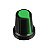 Knob para Potenciômetro 15x17mm Verde - Imagem 1