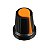 Knob para Potenciômetro 15x17mm Laranja - Imagem 1