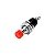 Chave Push Button PBS-110 2T Sem Trava - Vermelho - Imagem 1