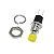 Chave Push Button PBS-110 2T Sem Trava - Amarelo - Imagem 2