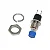 Chave Push Button PBS-110 2T Sem Trava - Azul - Imagem 1