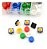 Kit Push Button com Capas Coloridas - 25 Pares - Imagem 3