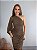 Vestido Ombro Único Com Franzido de Tule - Imagem 2