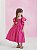Vestido Infantil Fucsia Anime - Imagem 1