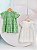 Vestido Infantil Laise Verde Anime - Imagem 1