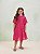 Vestido Infantil Paete Pink  Anime - Imagem 1