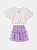 Conjunto Infantil Saia Lavanda Anime - Imagem 2