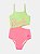 Maio Infantil Recorte Verde Neon Anime - Imagem 2