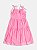 Vestido Infantil Chiffon Poa Rosa Momi - Imagem 3