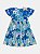 Vestido Infantil Floral Azul Momi - Imagem 3
