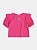 Blusa Infantil Manga Bufante Pink Momi - Imagem 3
