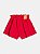 Shorts Infantil Recorte Vermelho Momi - Imagem 2