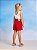 Shorts Infantil Faixa Vermelho Momi - Imagem 2