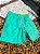 Short Infantil Verde Acqua Banana - Imagem 3