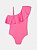 Maio Infantil Rosa Strass Anime - Imagem 6