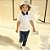 Polo Infantil Branca Gola Charpey - Imagem 1