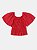 Blusa Infantil Lastex Vermelho Anime - Imagem 1