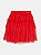 Saia Infantil De Tule Vermelho Infantil - Imagem 3
