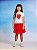 Saia Infantil De Tule Vermelho Infantil - Imagem 1