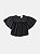 Blusa Infantil Preta Manga Morcego Anime - Imagem 1