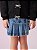 Shorts Saia Infantil Jeans Pregas Anime - Imagem 2