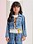 Jaqueta Infantil Jeans Com Strass Momi - Imagem 1