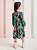 Vestido Infantil Floral Verde Momi - Imagem 4