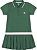 Vestido Infantil Suedine Verde Charpey - Imagem 1