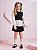 Shorts Saia Pregas Preto Momi - Imagem 3