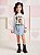 Shorts Saia Infantil Jeans Momi - Imagem 2