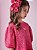 Vestido Paete Infantil Pink Anime - Imagem 1