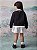 Blusa Infantil Mickey Strass Preta Anime - Imagem 4