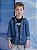 Camisa Jeans Infantil Com Capuz Youcci - Imagem 1