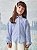 Camisa Infantil Listrado Azul Anime - Imagem 2